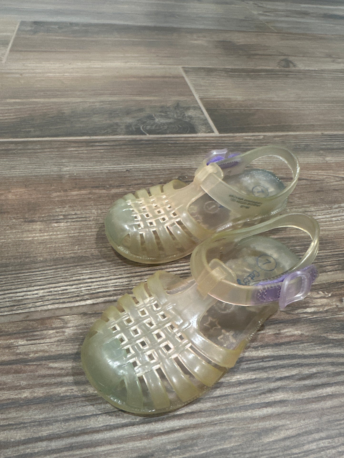 Girls Size 7 Toddler Cat and Jack Sandals - Good Used Condition
