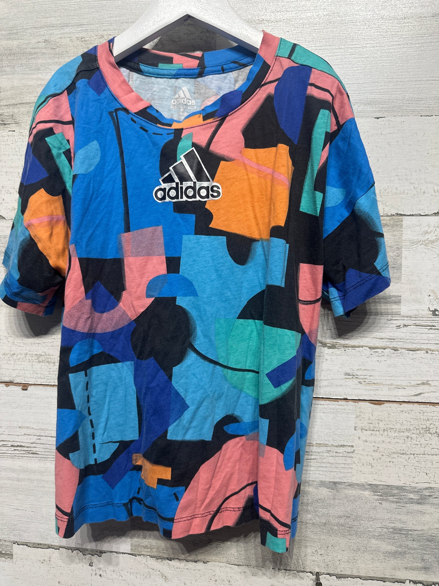 Size 10/12 Adidas Boxy Tee Lot (4 Pieces) - Good Used Condition