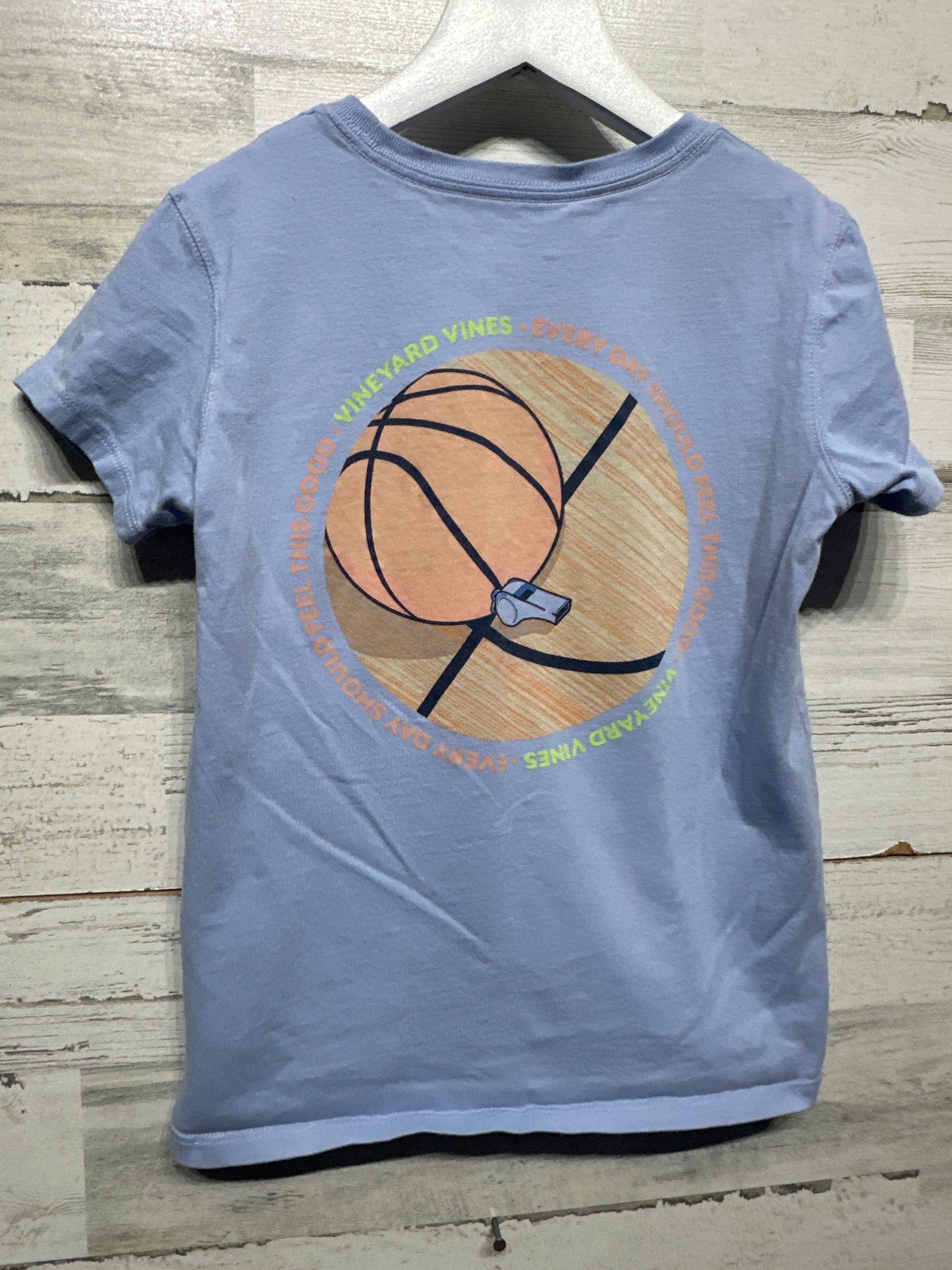 Size 7-8 Small Vineyard Vines Basketball T-Shirt - Very Good Used Condition