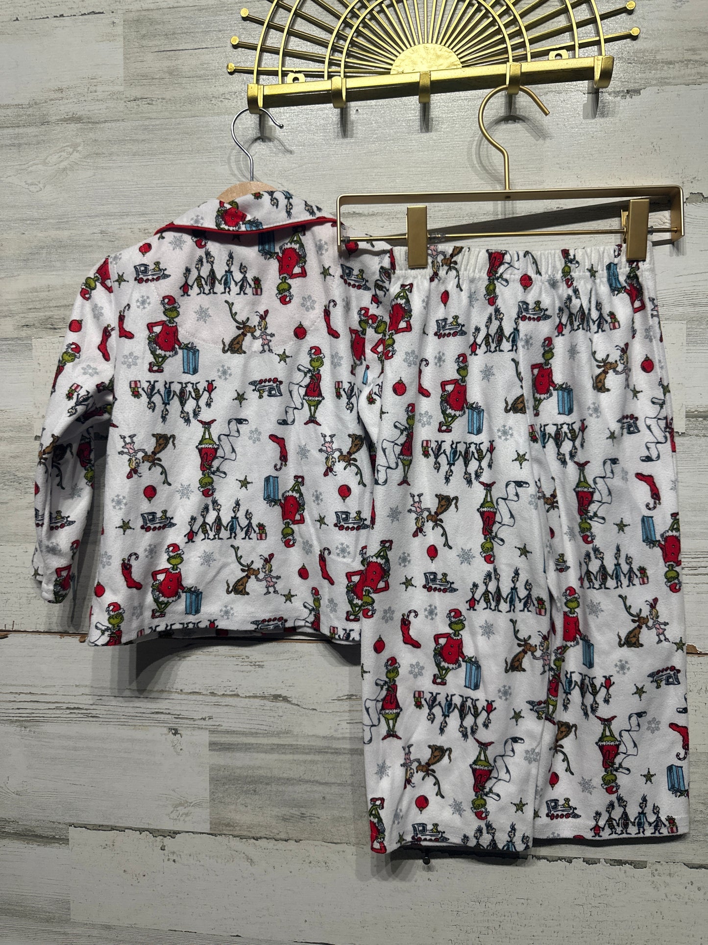 The Grinch Holiday Two Piece Pajama Set Toddler 3T GUC