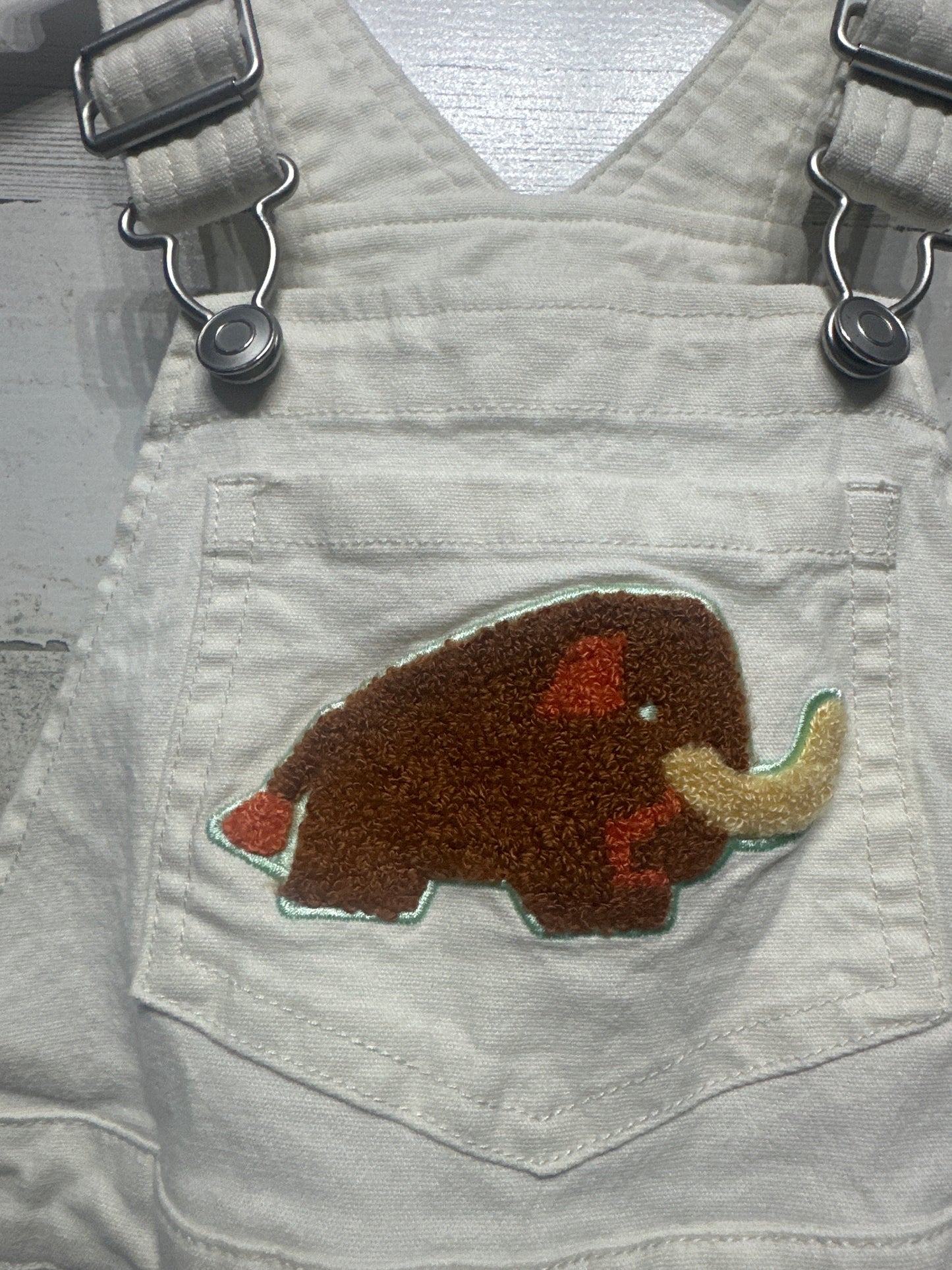 Size 3t Christian Robinson For Target Wooly Mammoth Overalls - Very Good Used Condition