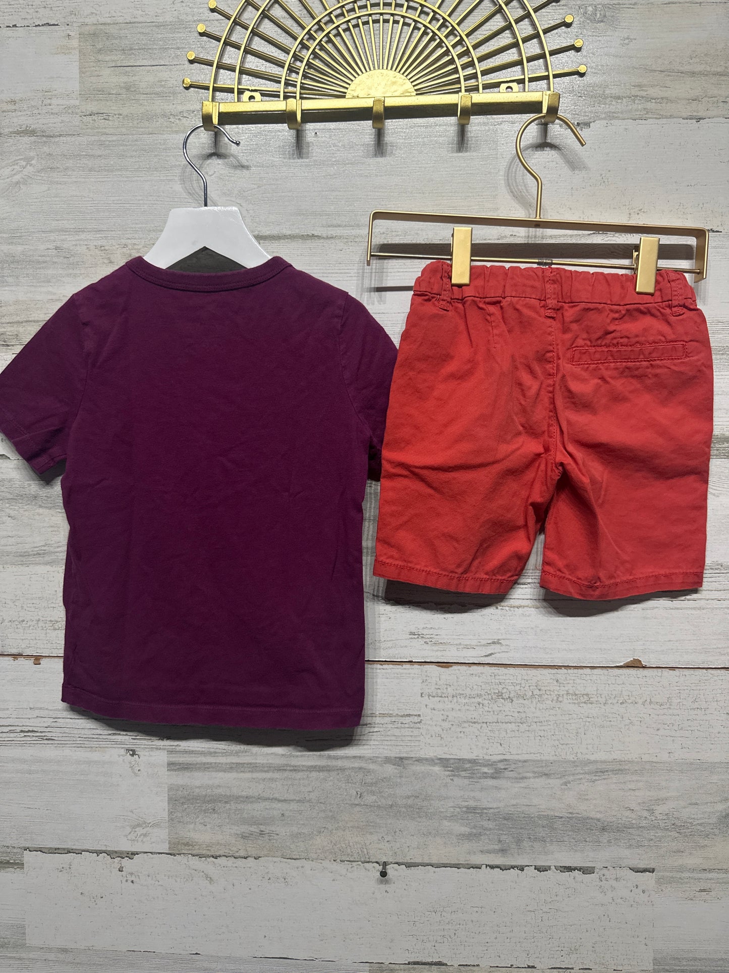 Boys Size 4/5 (XS) Gap Shirt and 4t H&M Shorts - Good Used Condition
