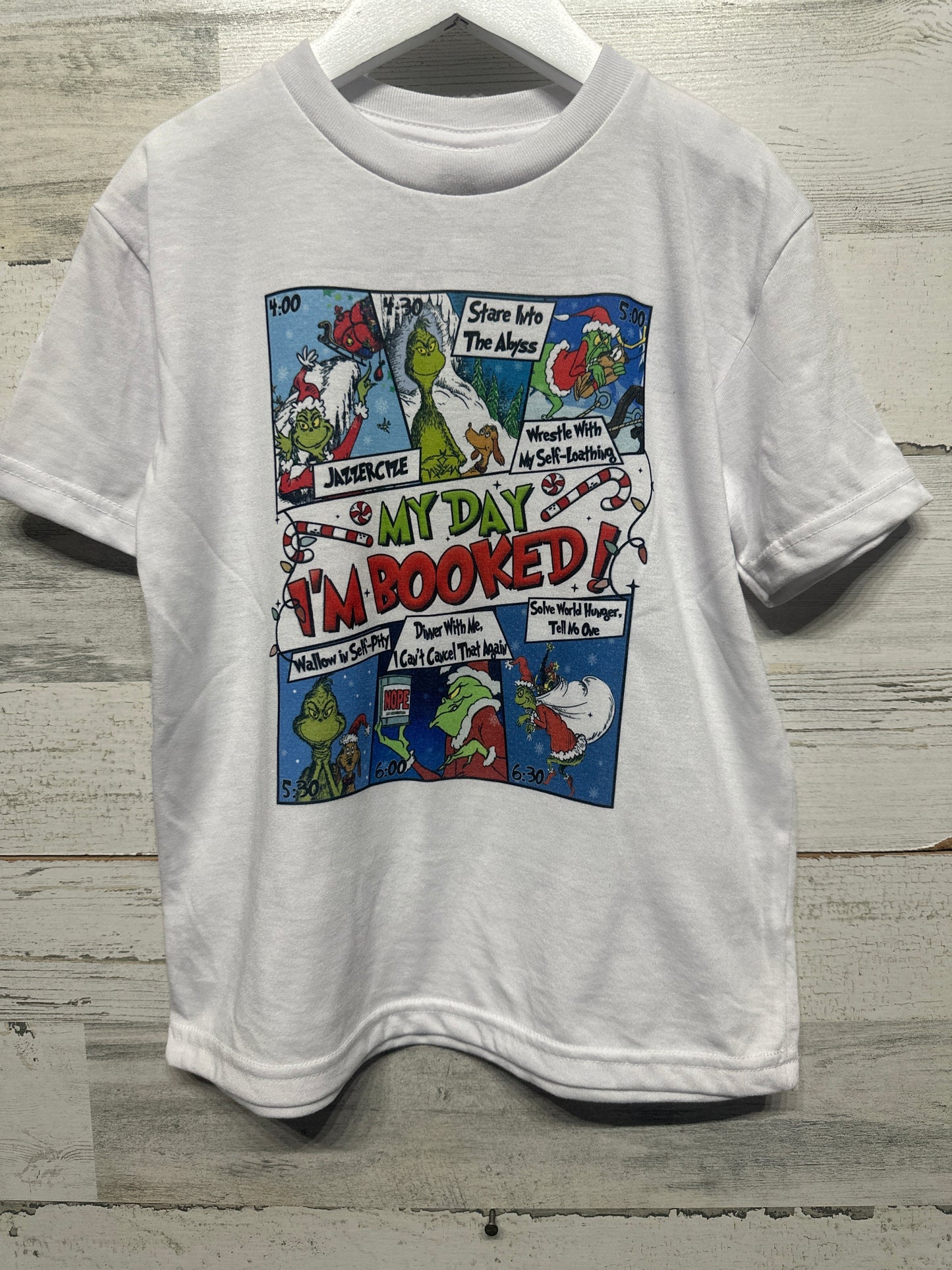 Boys Size 5/6 Sublive Grinch T-Shirt - Very Good Used Condition