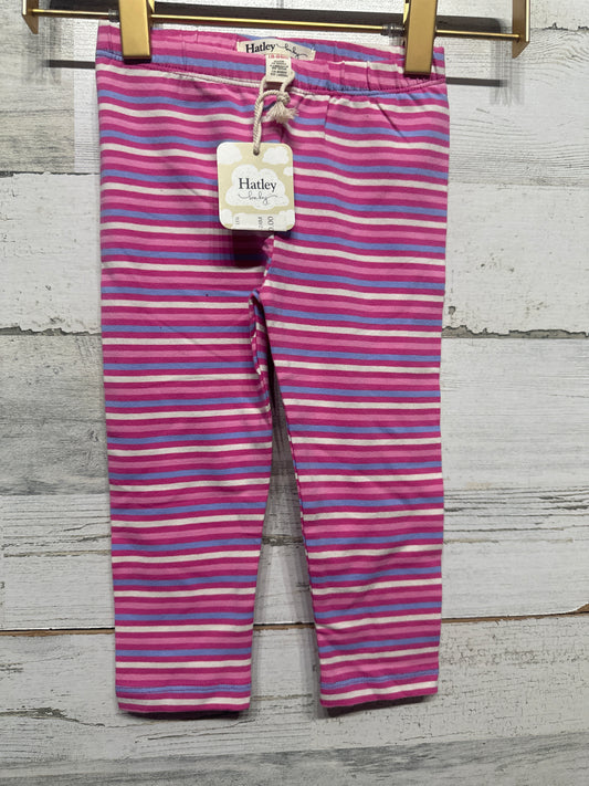 Size 18-24m Hatley Rose Stripe Leggings - New With Tags