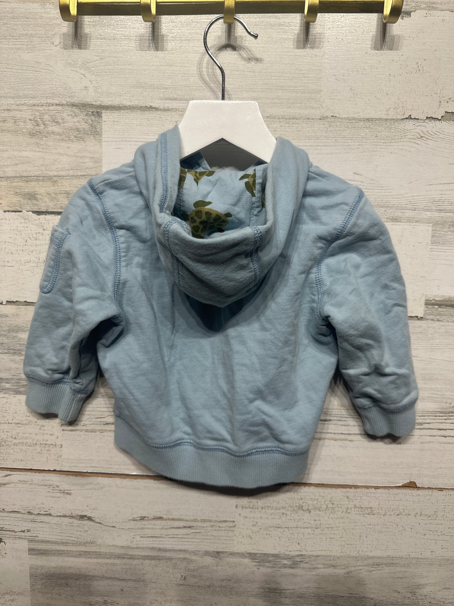 Boys Size 12-24m Gymboree Turtle Hooded Jacket - Good Used Condition