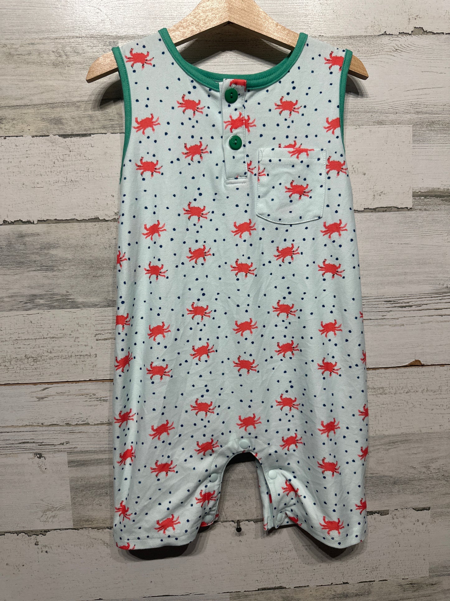 Size 3t Sweet Honey Crab Romper - Very Good Used Condition