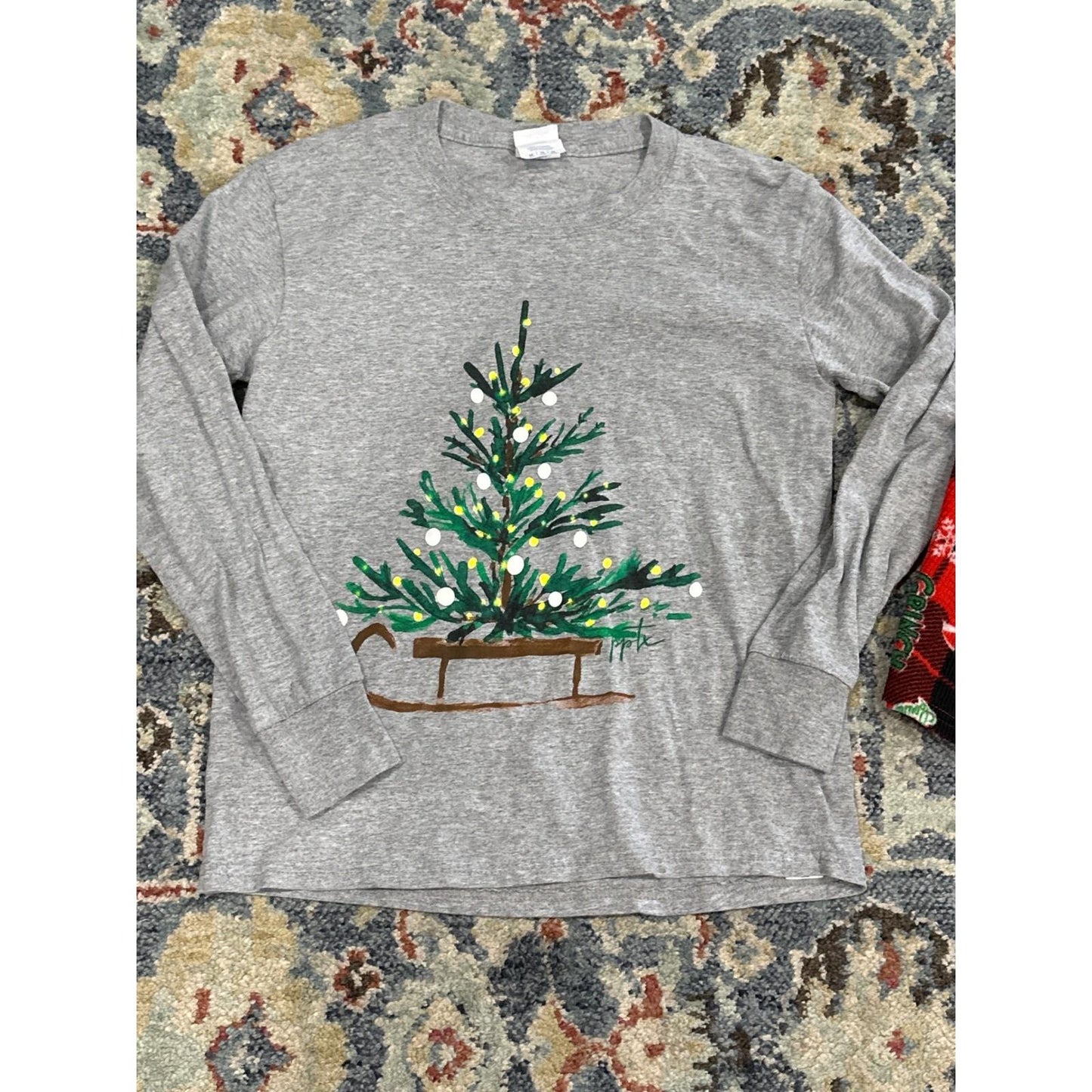 Dr. Seuss PPTX Holiday Bundle Boys Size 8 Red Gray Grinch Christmas Tree