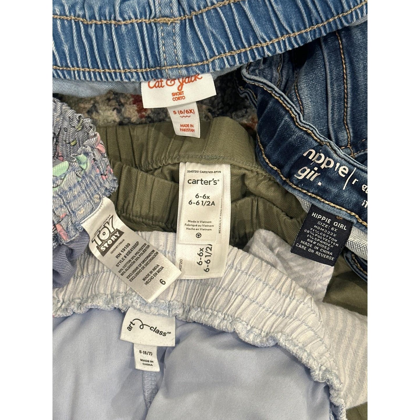 Shorts Skort Bundle Girls Size 6 Ruffle Denim Casual