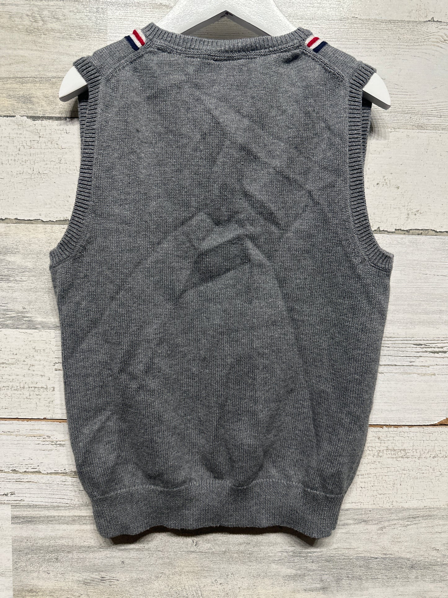 Boys Size 7 Janie and Jack Striped Sweater Vest - Very Good Used Condition