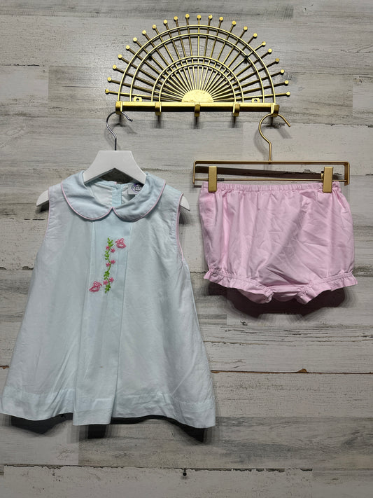 Size 5 Purple Pearl Smocks Butterfly Embroidered Bloomer Set  - Play Condition*