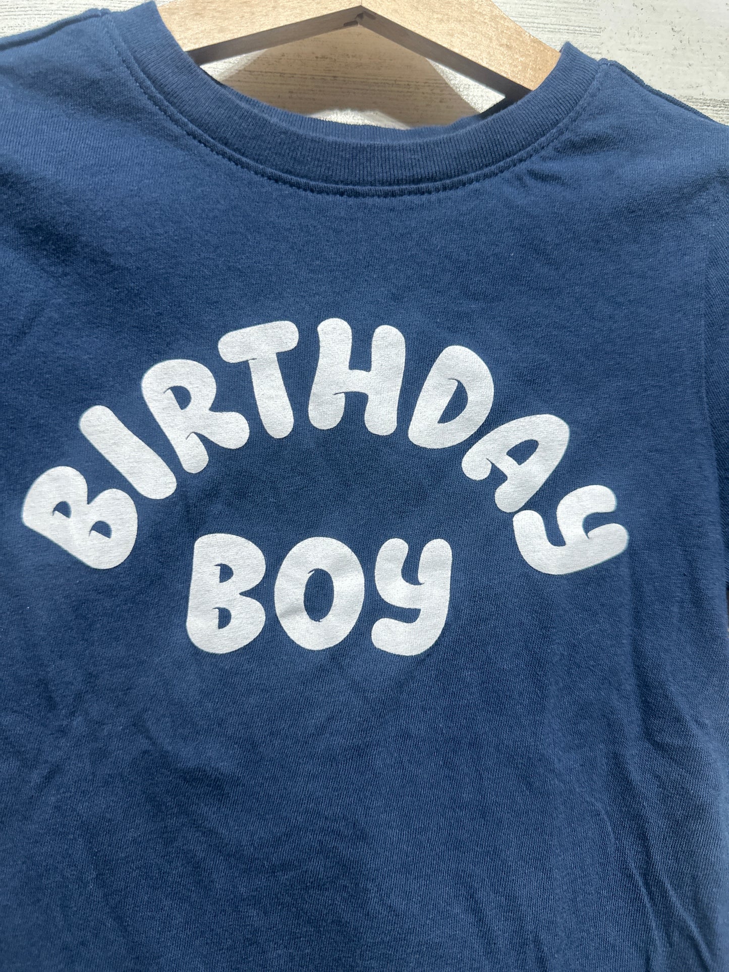 Boys Size 5t Old Navy Birthday Boy Tee - Good Used Condition