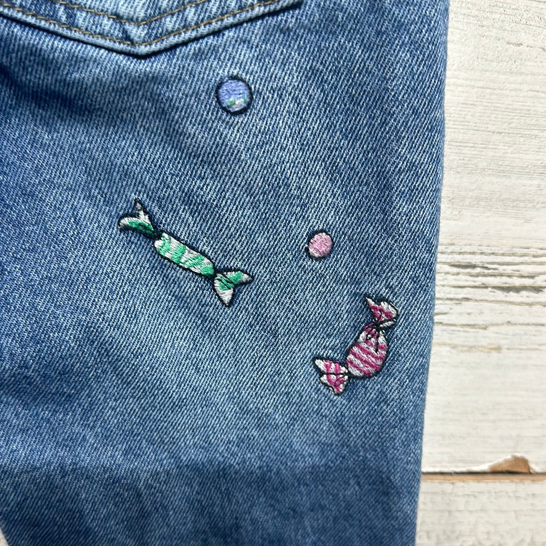 Size 4-5 Years M&S Roald Dahl Charlie and The Chocolate Factory Jeans - Gender Neutral - Good Used Condition