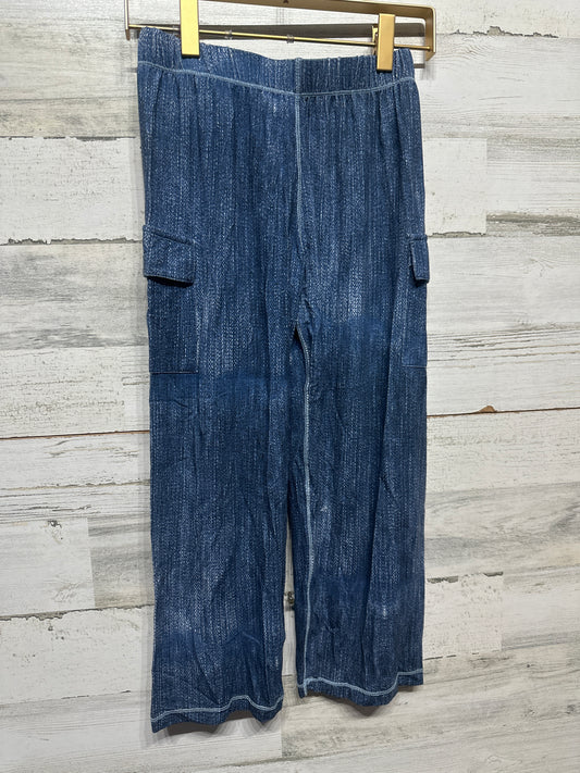 Size 8 Kickee Pants Bamboo Cargo Pants - Denim - New With Tags