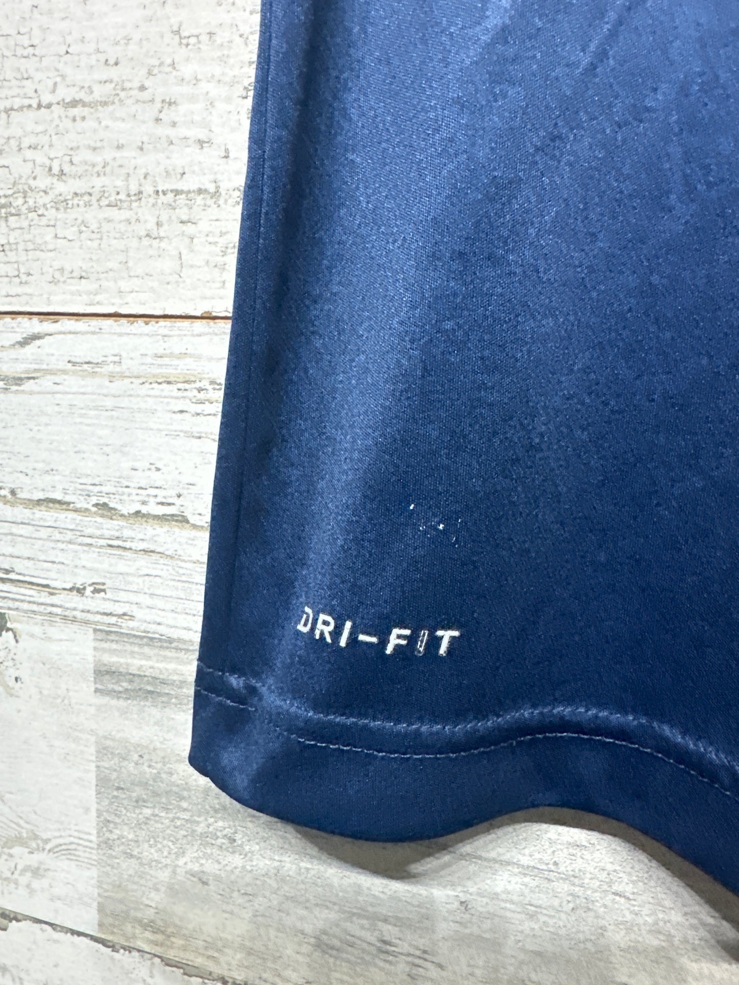 Boys Size 6 Nike Dri-Fit Navy Shirt - Play Condition*