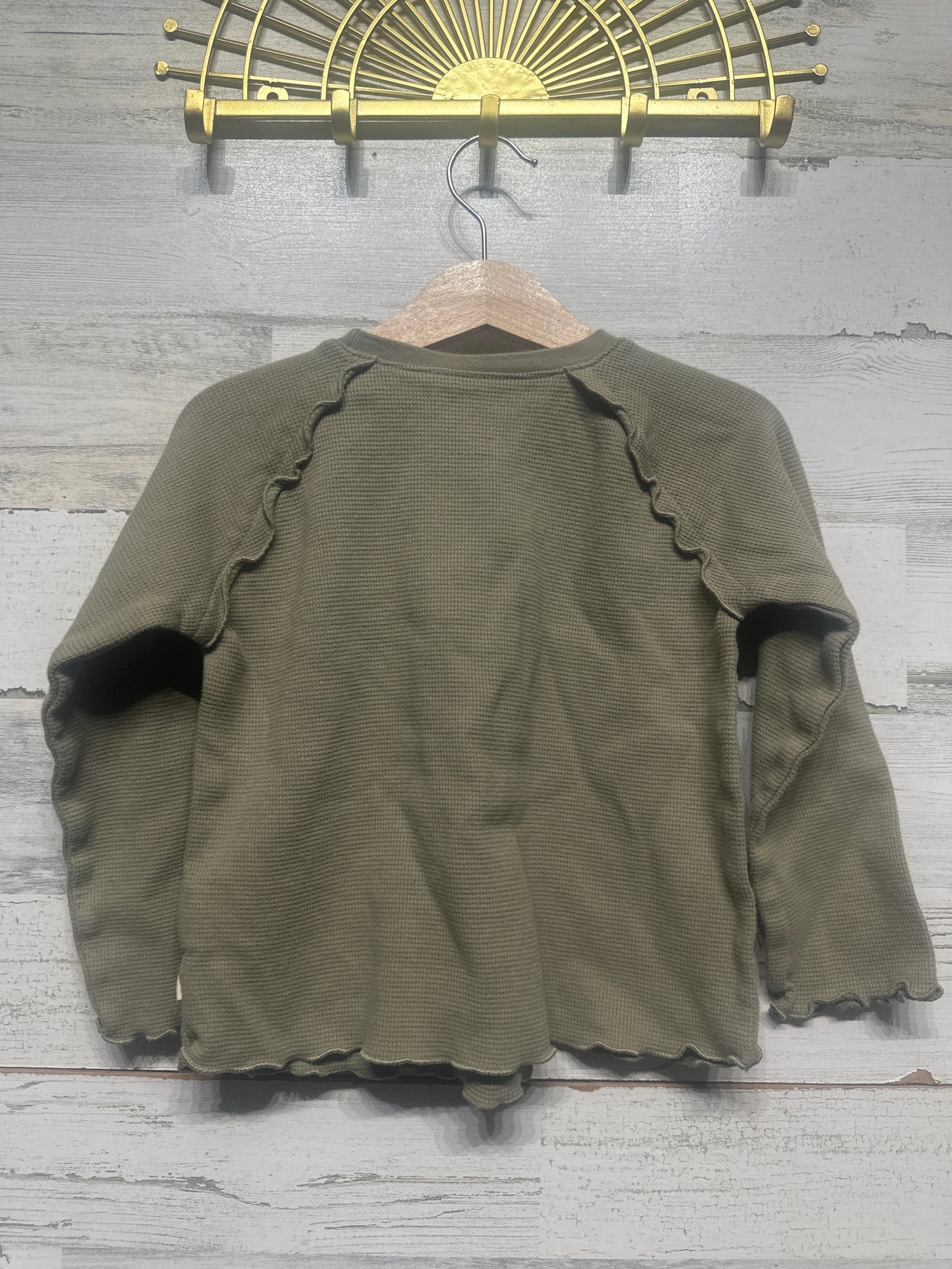 Size 4t Easy Peasy Organic Cotton Blend Thermal Long Sleeve Shirt - Very Good Used Condition