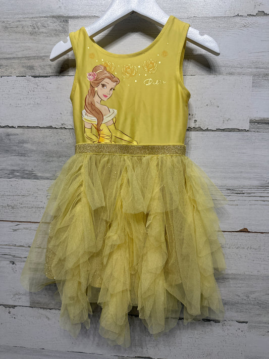 Size 2t Disney Princess Beauty and the Beast Belle Dress - Very Good Used Condition