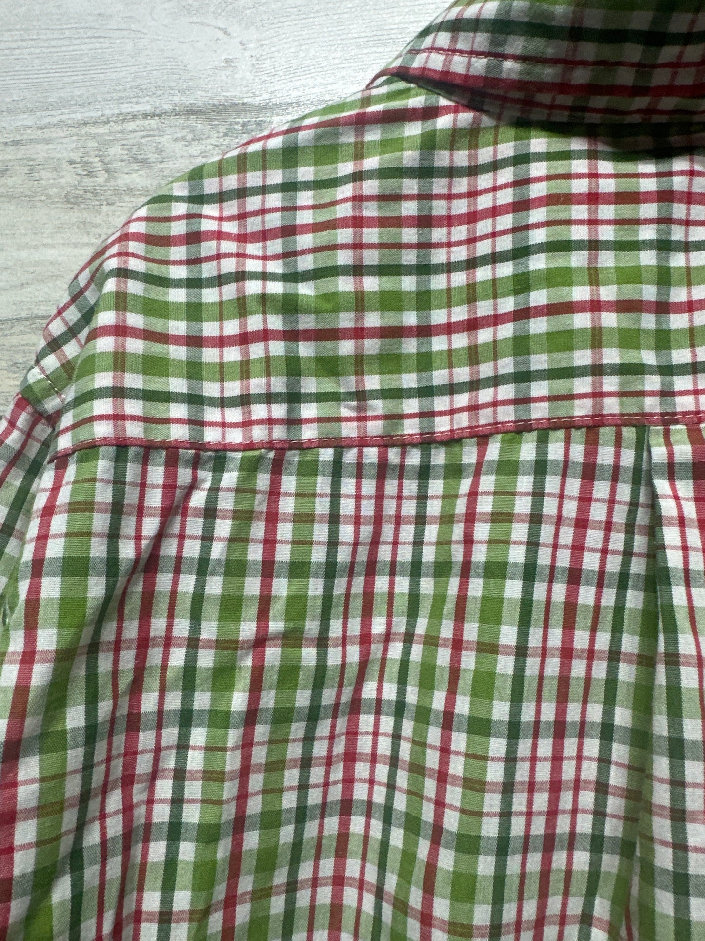 Size 10 J.Bailey Holiday Plaid Roscoe Button Up Shirt - Very Good Used Condition