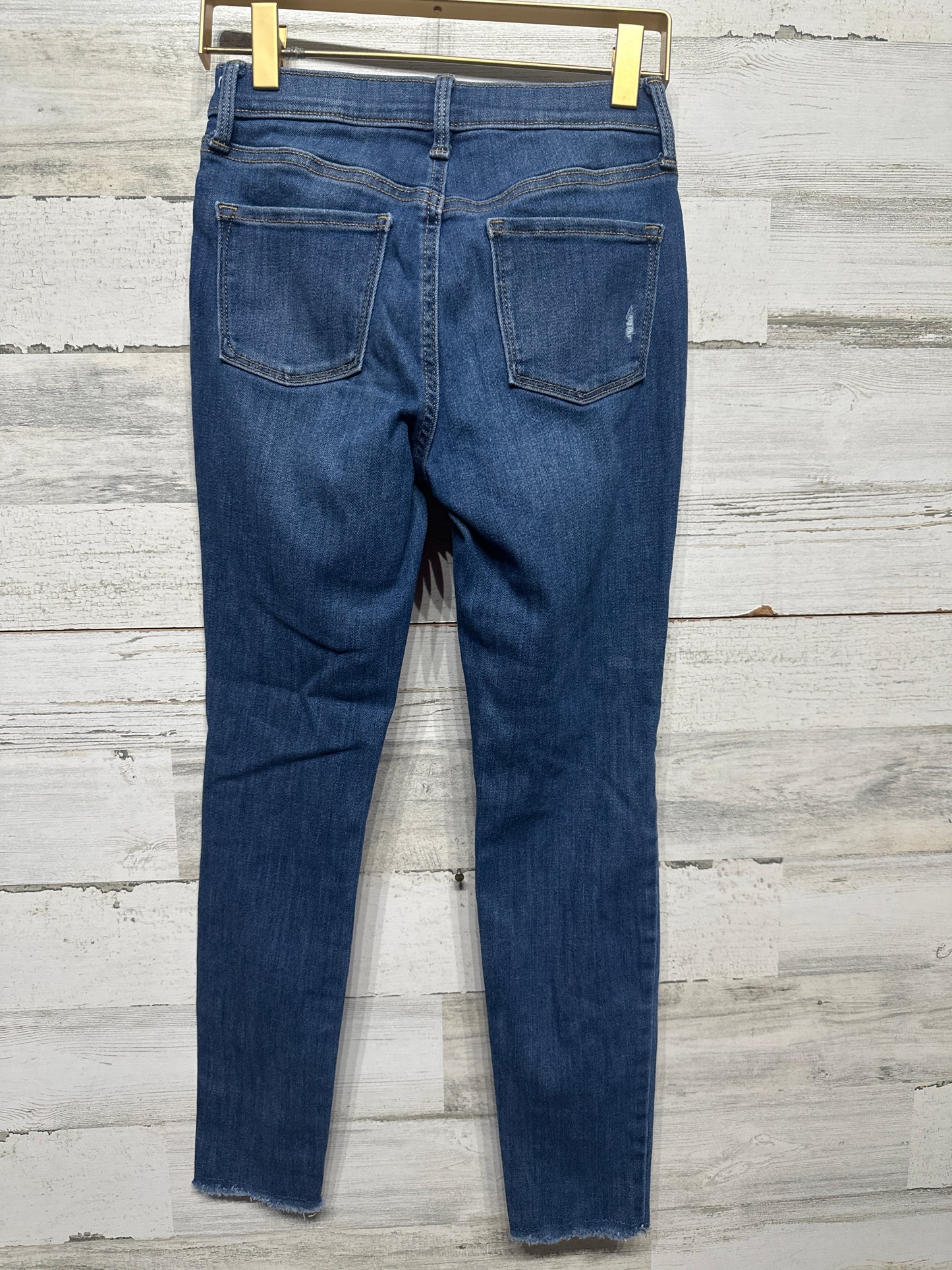 Girls Size 12 Old Navy Distressed Ballerina Jeggings With Adjustable Waist - Very Good Used Condition