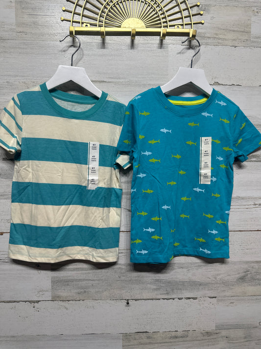 Size 4t Cat and Jack T-Shirt Lot (2 Pieces) - New With Tags