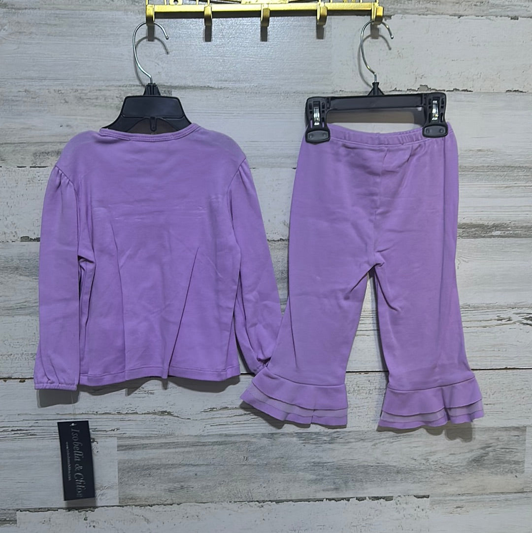 Girls Size 24m Isobella and Chloe two piece lavender set - New With Tags
