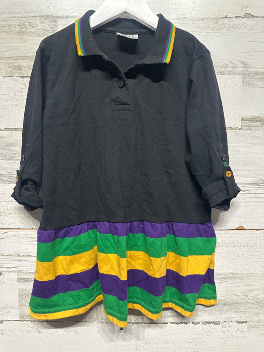 Size Large Child (Fits Like 8/10)  Kaplin Mardi Gras Tunic - Good Used Condition