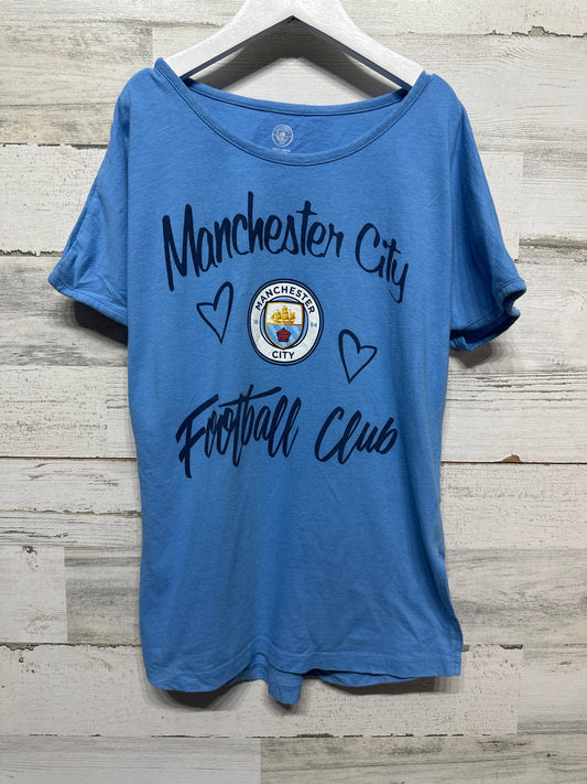 Size 10/12 Large / Manchester City Football Club T-Shirt - Good Used Condition