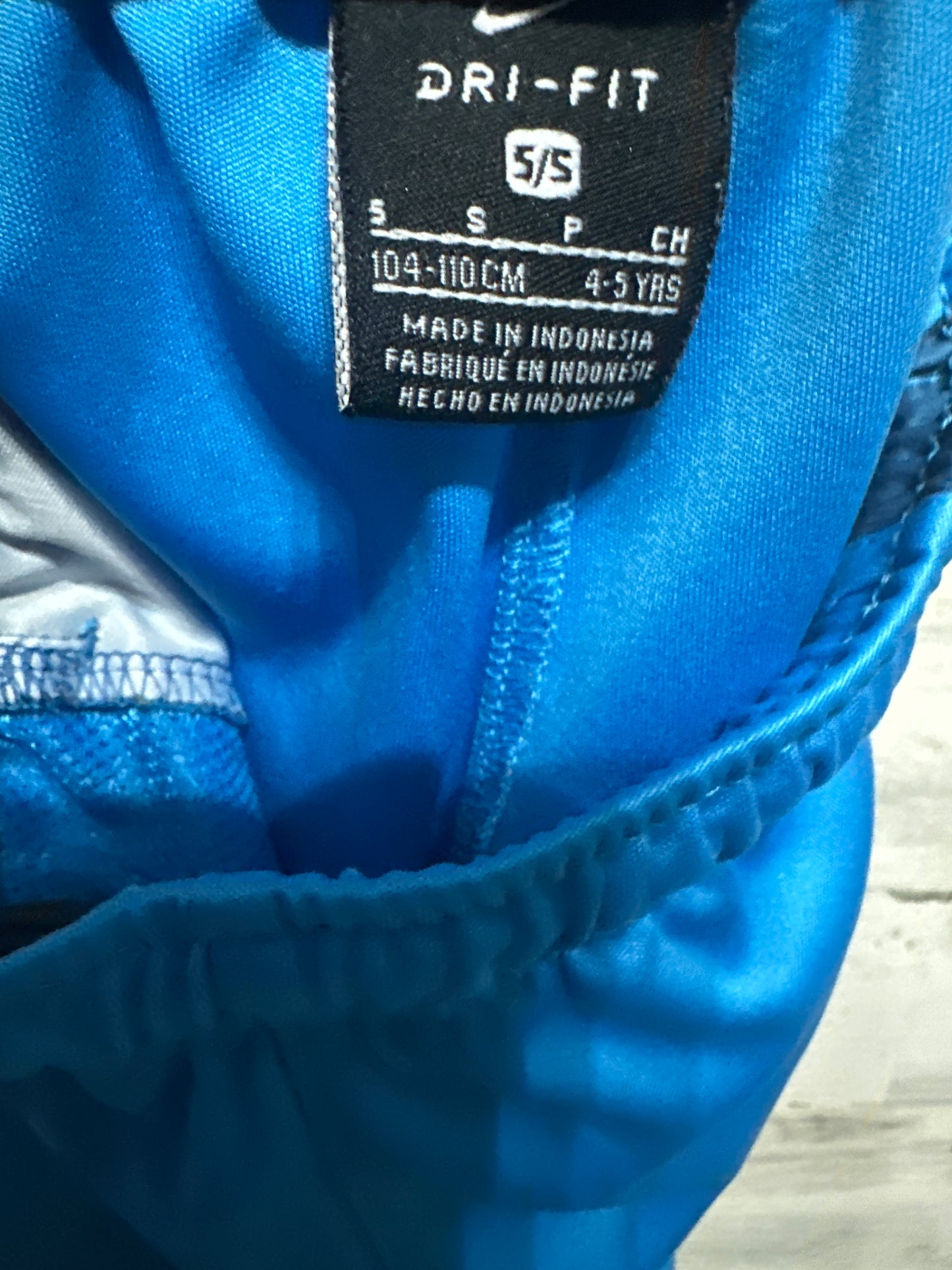 Nike Blue Athletic Shorts Boys Size 5 (Fits 4-5 Yrs) Play Condition*