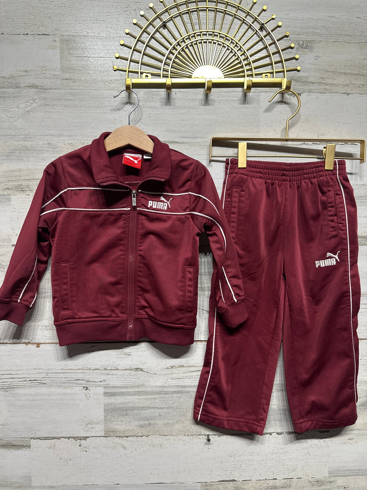 Puma Track Suit - Jacket and Pants - Boys Size 2t - Very Good Used Condition