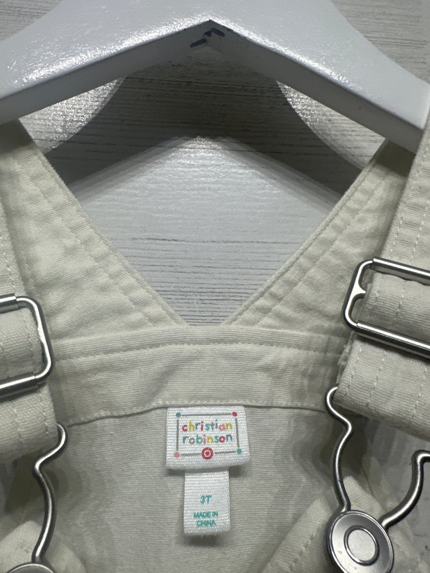 Size 3t Christian Robinson For Target Wooly Mammoth Overalls - Very Good Used Condition