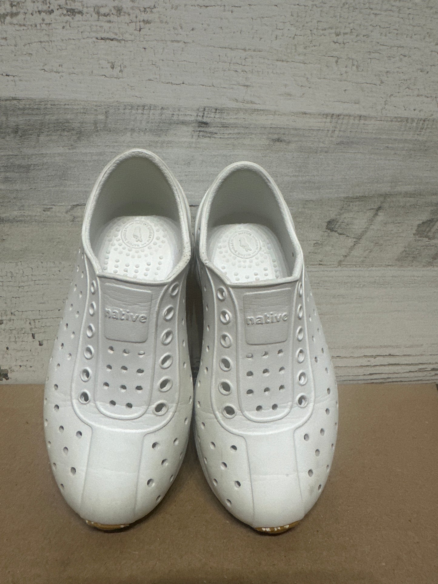 Toddler Size c11 Native White Shoes - Good Used Condition