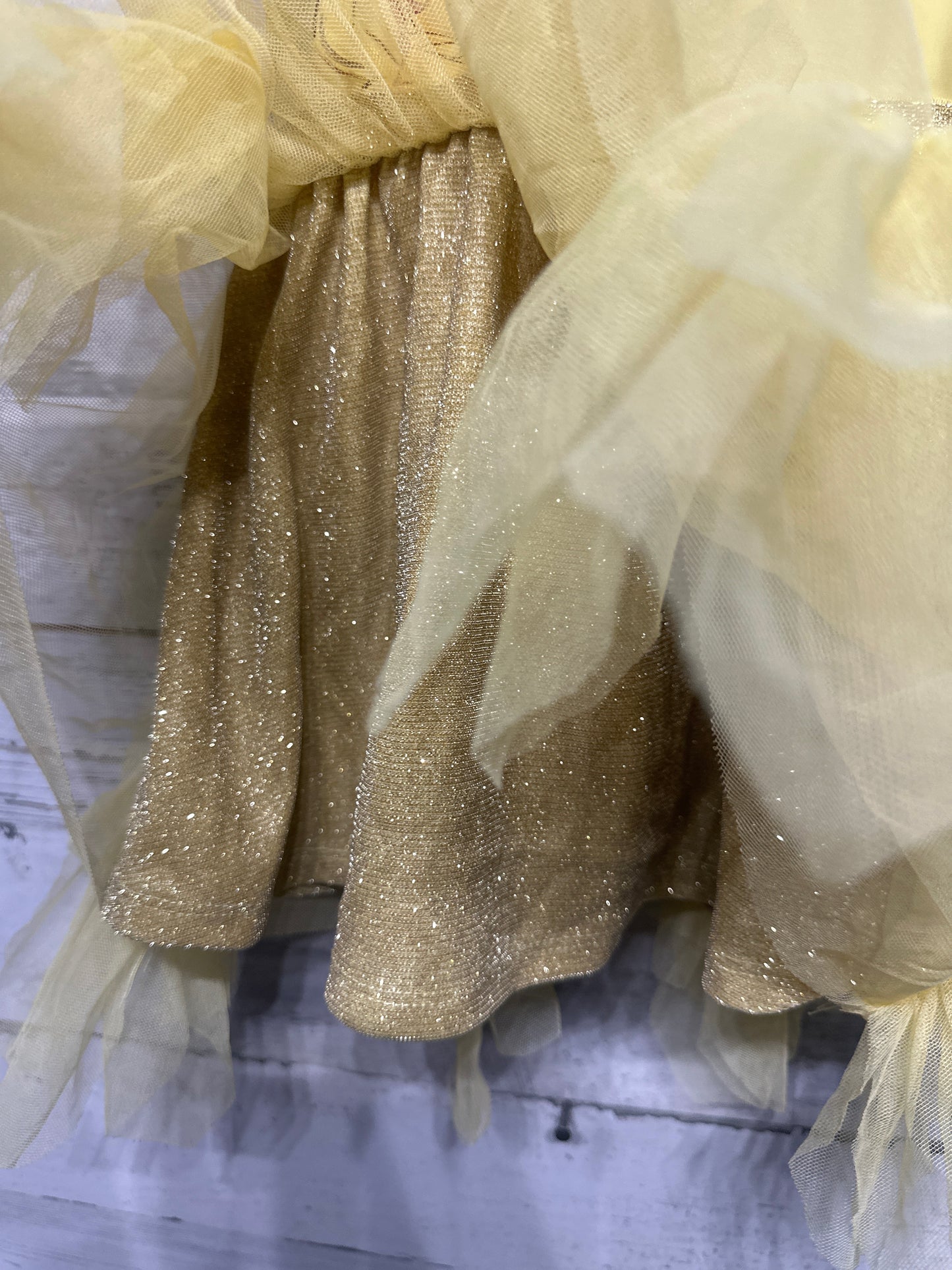 Size 2t Disney Princess Beauty and the Beast Belle Dress - Very Good Used Condition