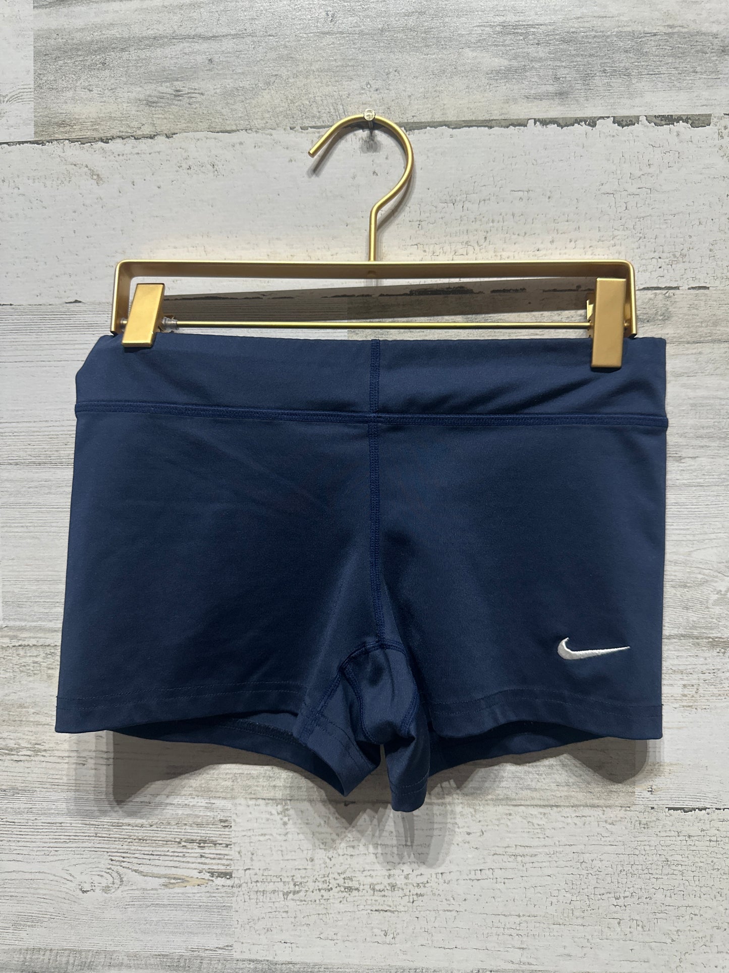 Girls Size Large Nike Drifit Navy Active Shorts - Very Good Used Condition
