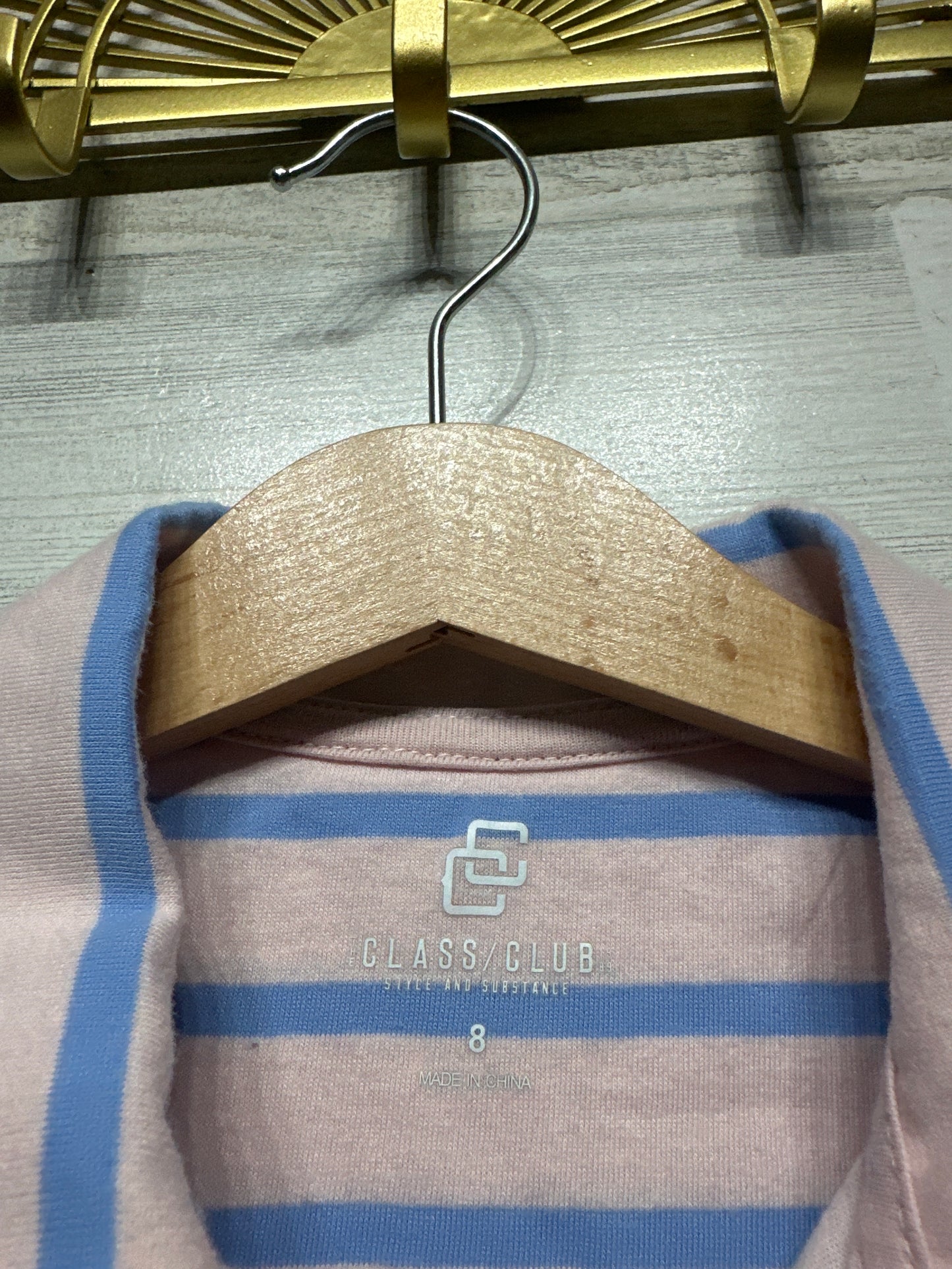 Size 8 Class Club Polo Shirt - Good Used Condition