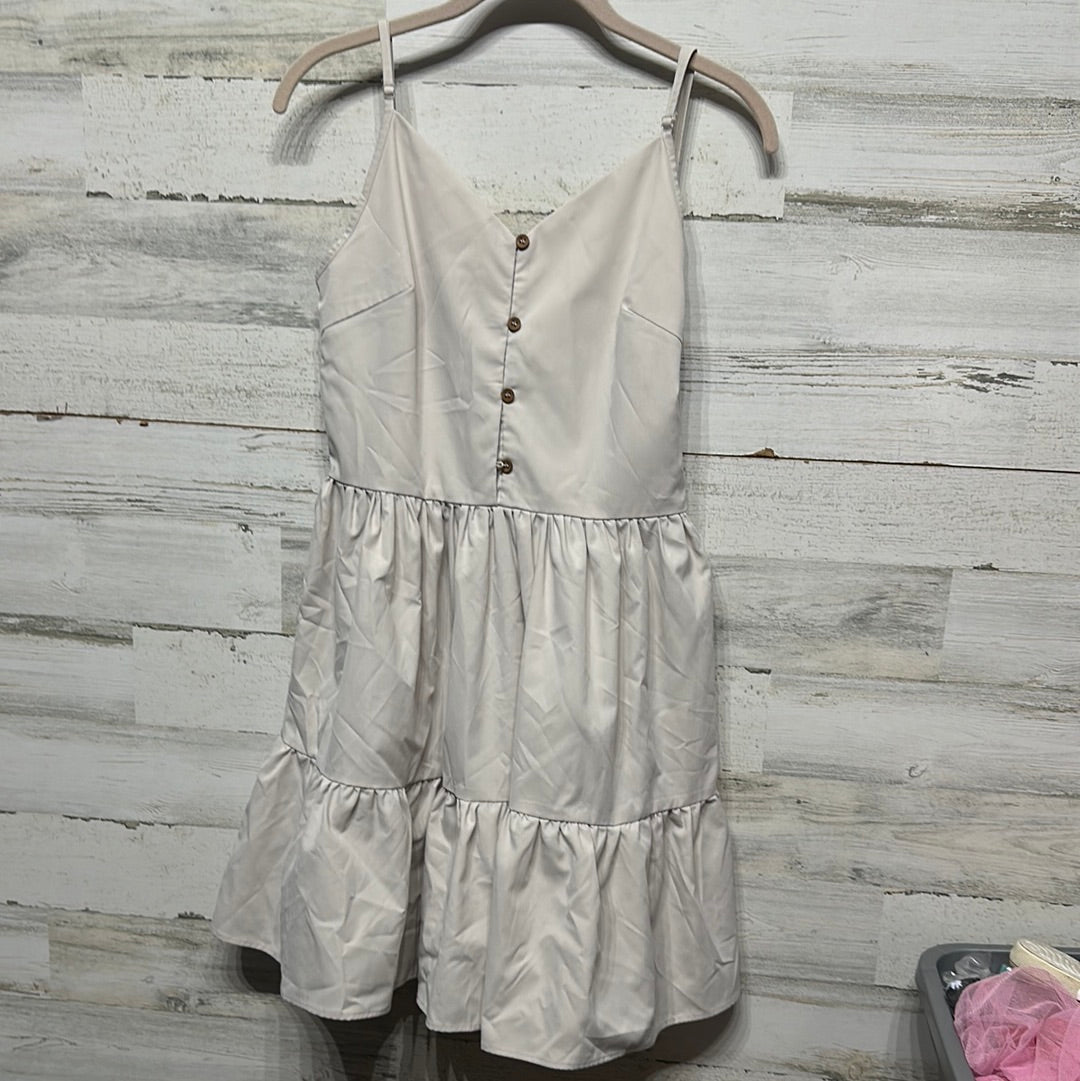 Women's Size Small Tan Dress but runs big like M/L - Good Used Condition