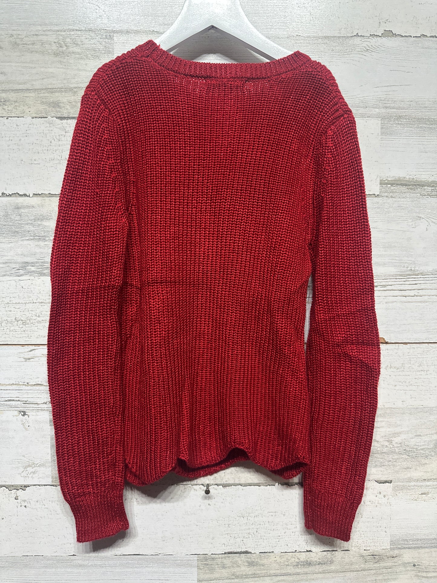 Size 8/10 Medium Copper Key Red Sweater - Very Good Used Condition