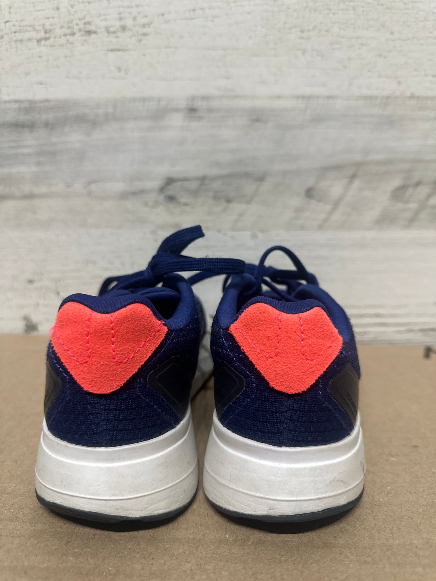Size Youth 1.5 Kids Navy Adidas Light Motion Shoes - Good Used Condition
