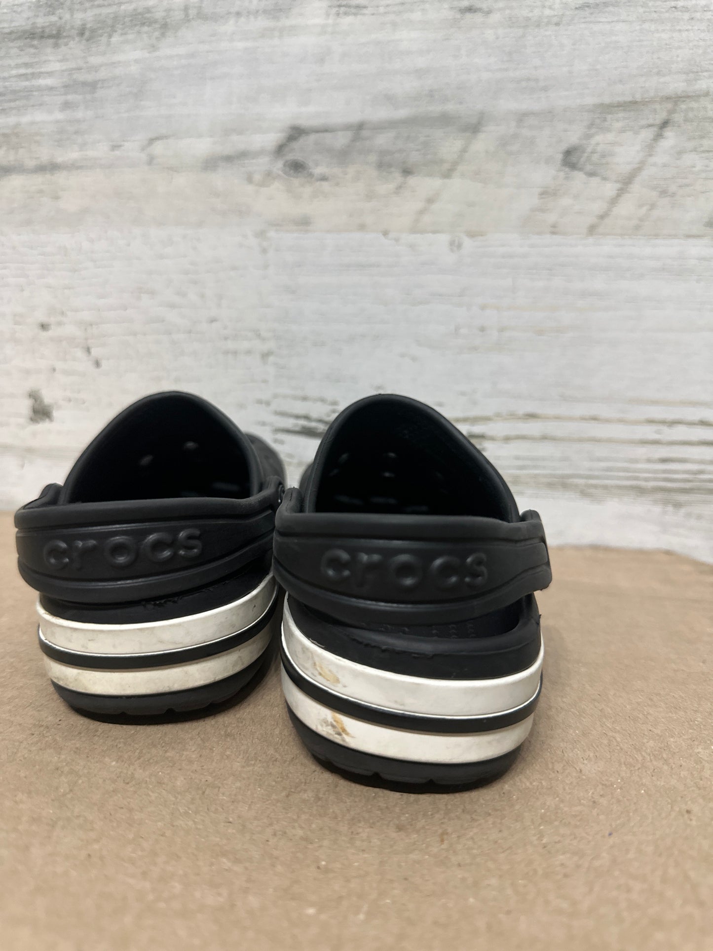 Size 9 (Toddler) Crocs Black Clogs - Good Used Condition