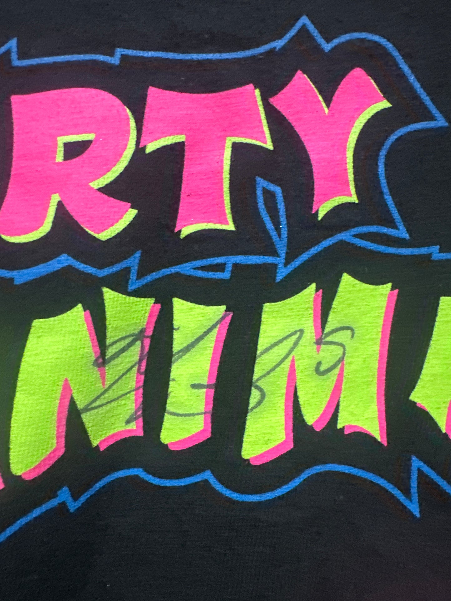 Size Youth Medium Evoshield Party Animals T-Shirt with Signature - Very Good Used Condition
