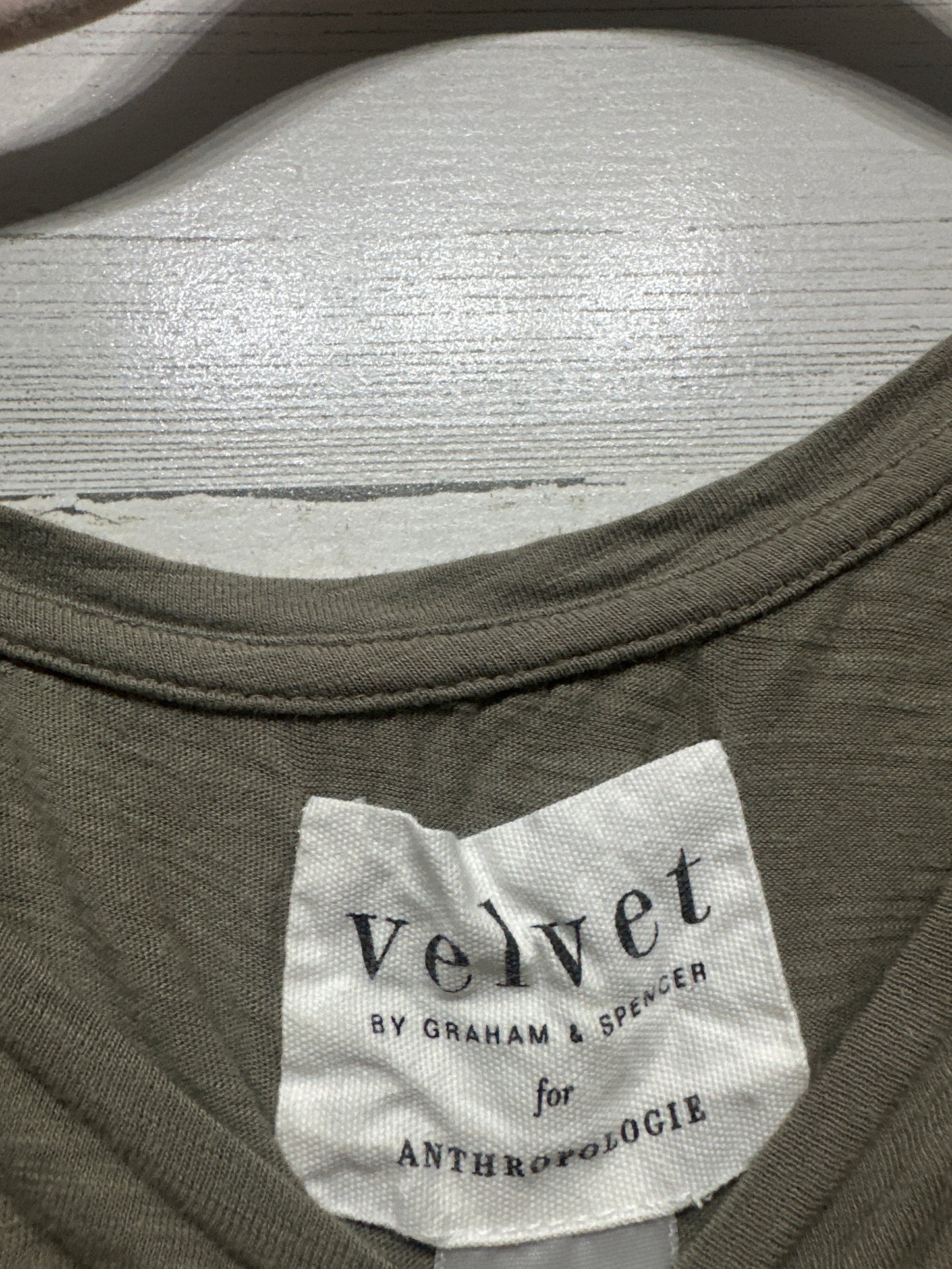 Women's Size Large Velvet By Graham & Spencer for Anthropologie -Olive Green Dress
- Good Used Condition