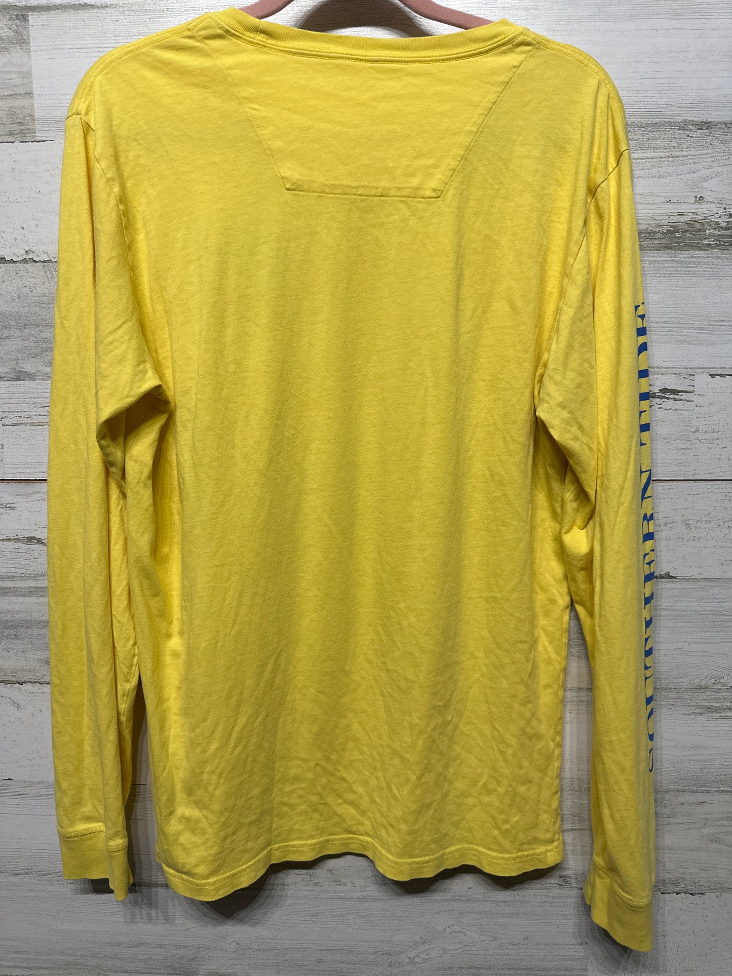 Southern Tide Men’s Medium Yellow Long Sleeve Shirt VGUC