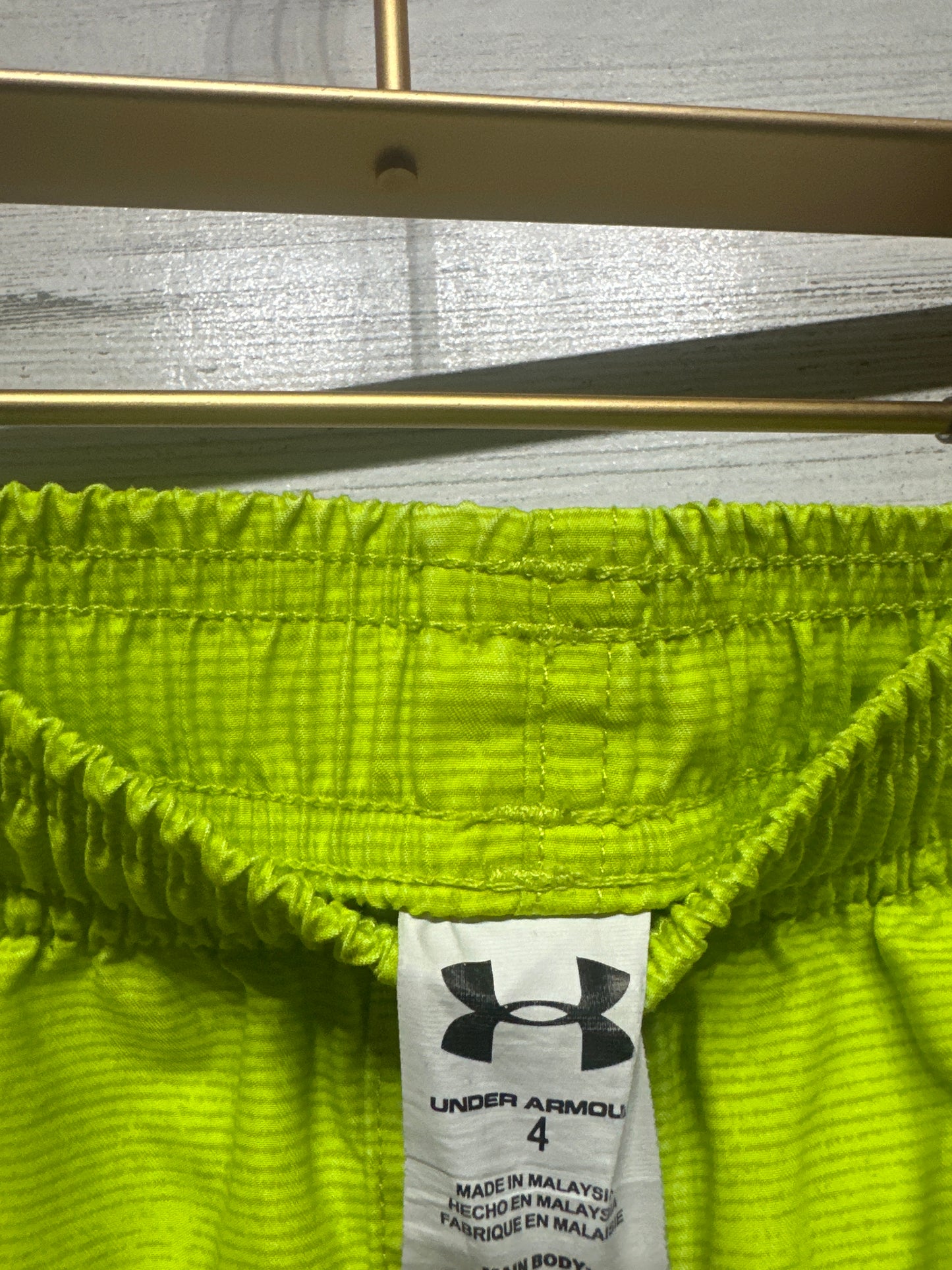 Boys Size 4 Under Armour Swim Trunks - Very Good Used Condition
