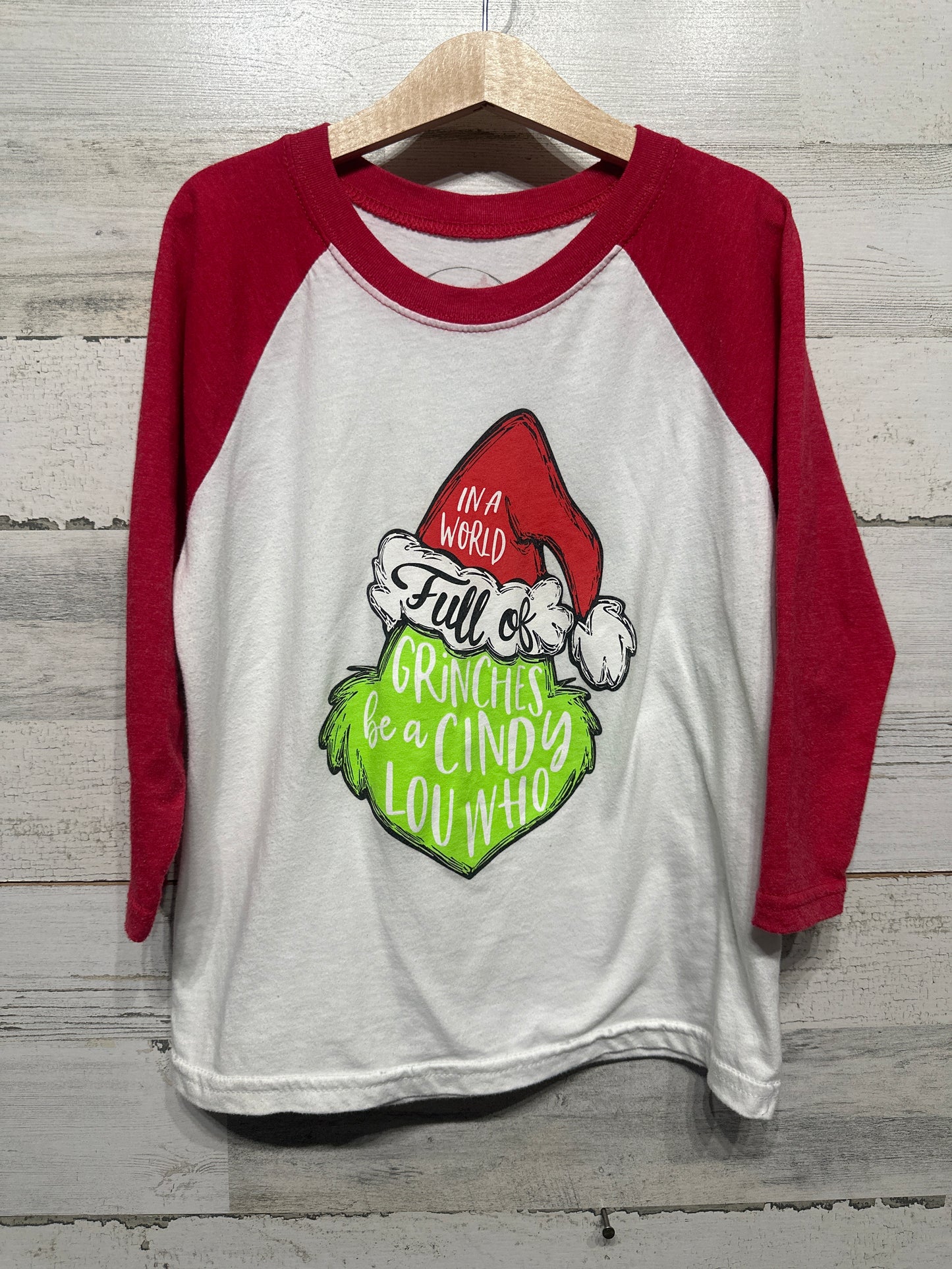 Girls Size Small (Fits 6-8) Jane Marie Holiday Shirt - Very Good Used Condition
