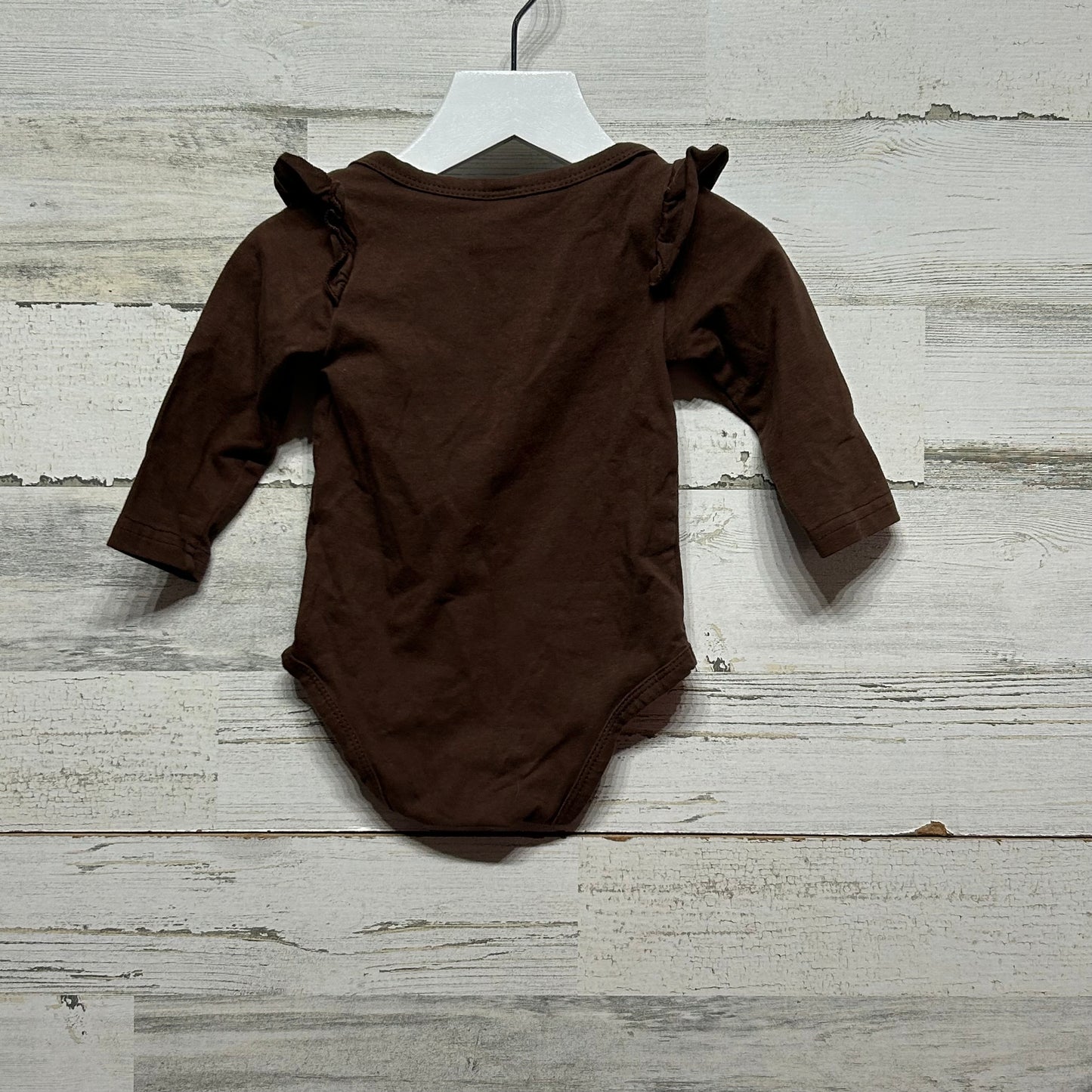 Girls Size 6m My 1st Thanksgiving Onesie - Good Used Condition