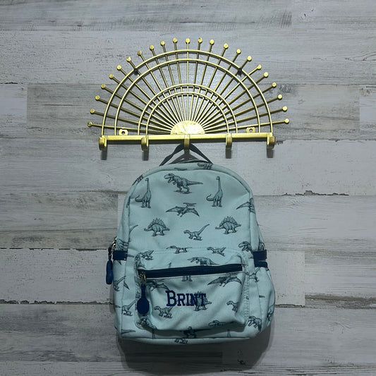 Boys Sweet Honey toddler dino backpack - embroidered with Brint - good used condition
