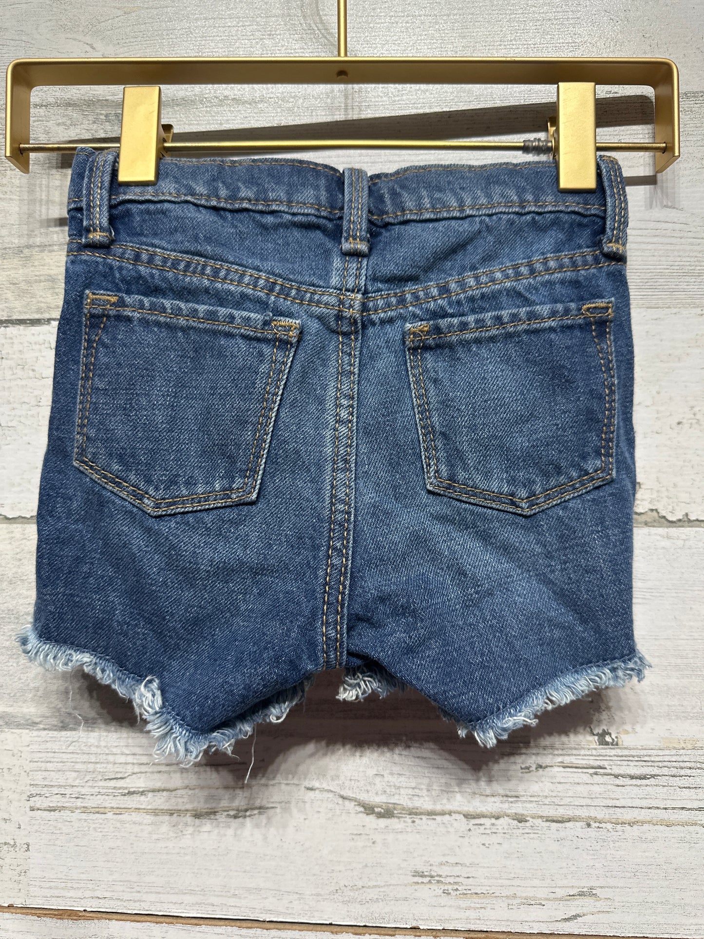 Girls Size 3t Old Navy Adjustable Waist Denim Shorts - Very Good Used Condition
