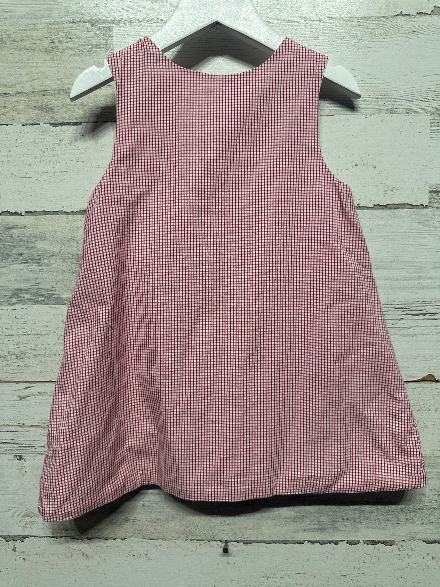 Girls Size 2t Willow Red Gingham Pocket Dress - Very Good Used Condition