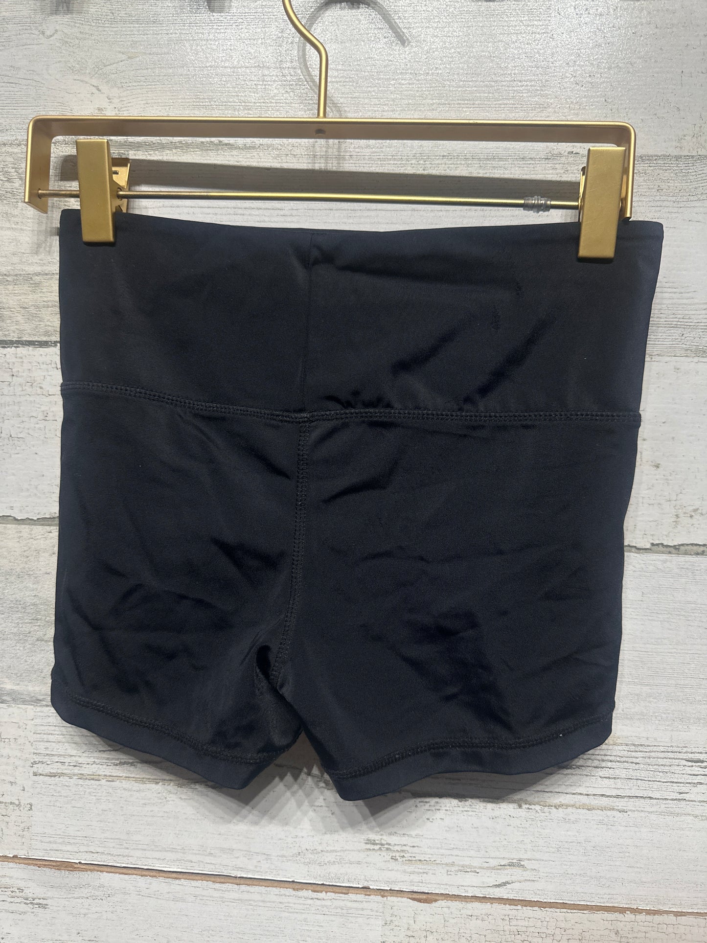 Girls Size Medium Child Balera Black Dance Shorts - Very Good Used Condition