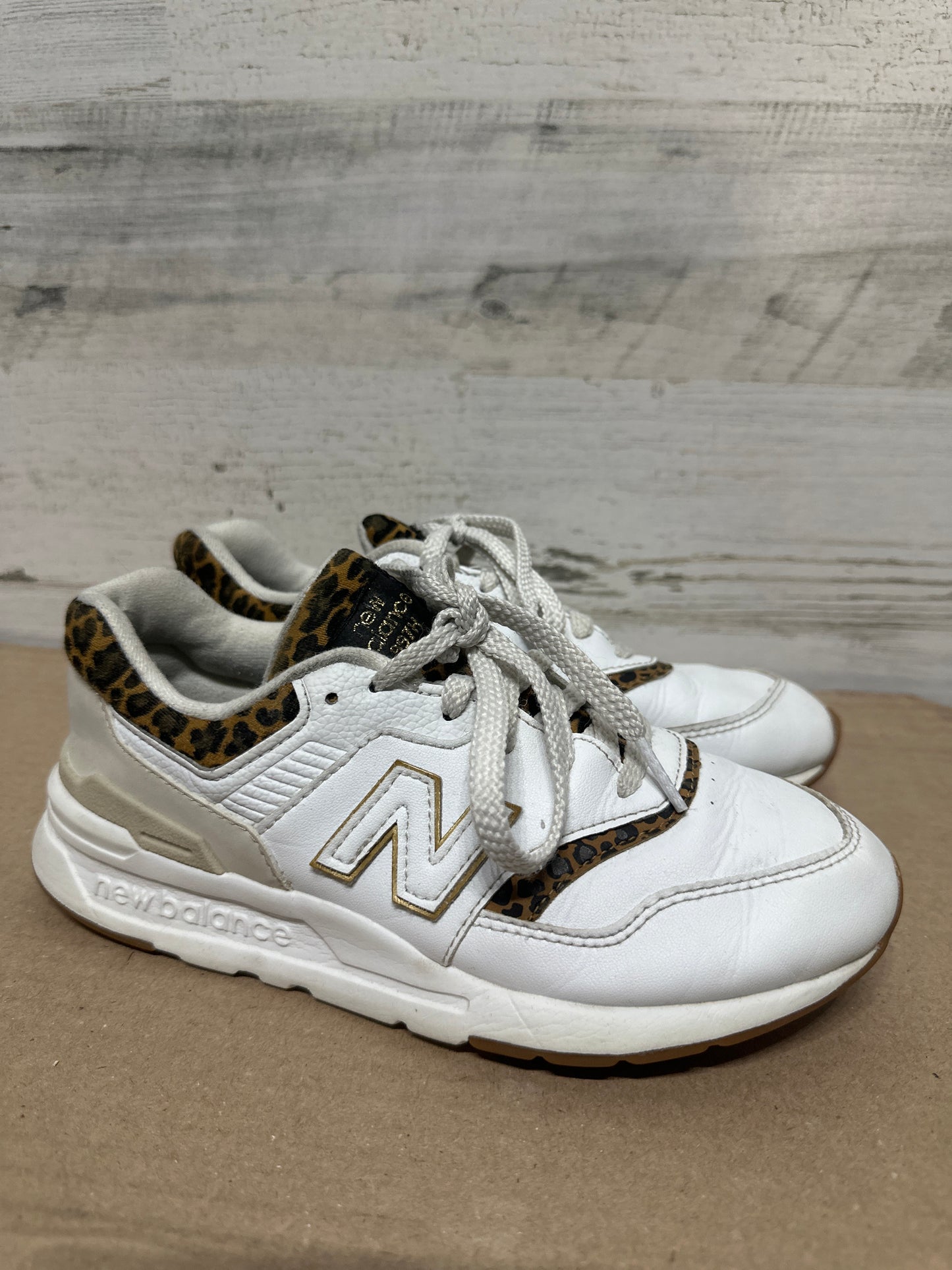 Size 3 (Youth) New Balance 997H Leopard Shoes - Good Used Condition*