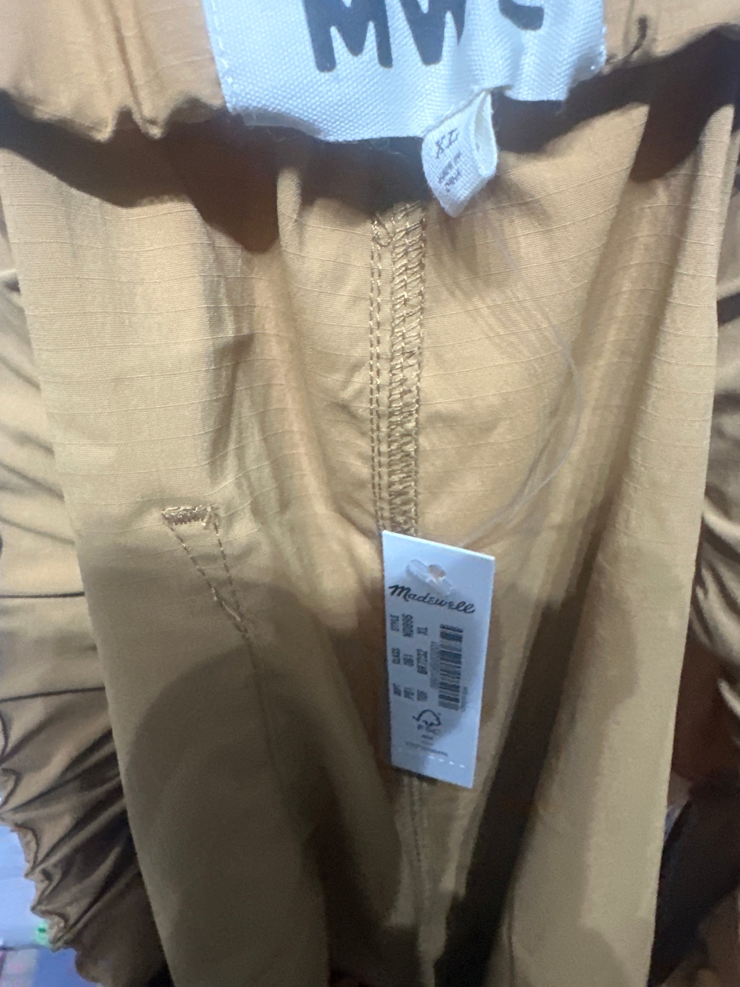 Women's Size XL Madewell MWL Toffee Belted Hiking Shorts - New With Tags