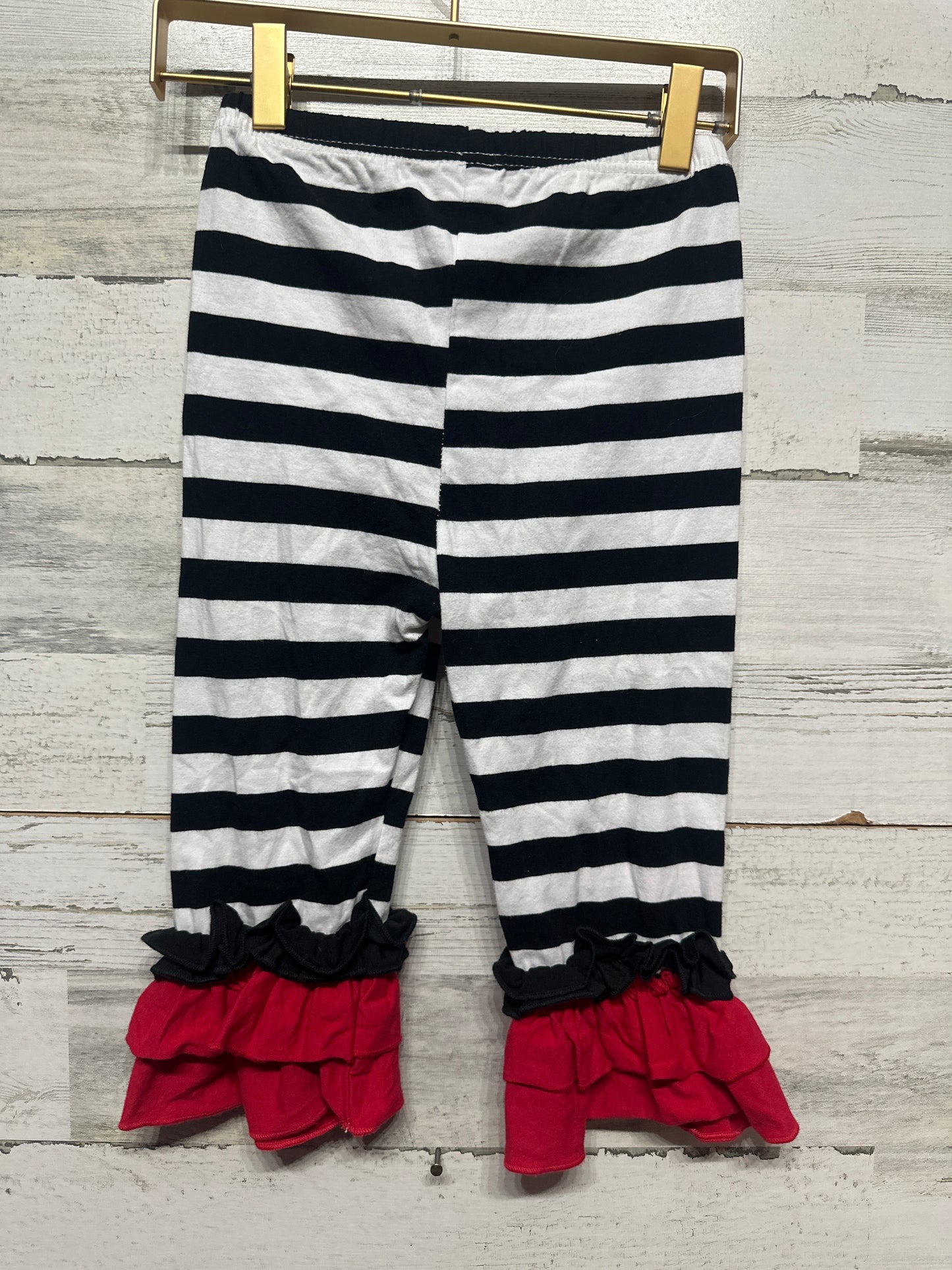Fit Like Size 5/6 Striped Ruffle Pants - Very Good Used Condition